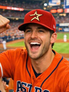 Astros New Era 59FIFTY Fitted Cap Size 7 3/8 – Official MLB Red Hat